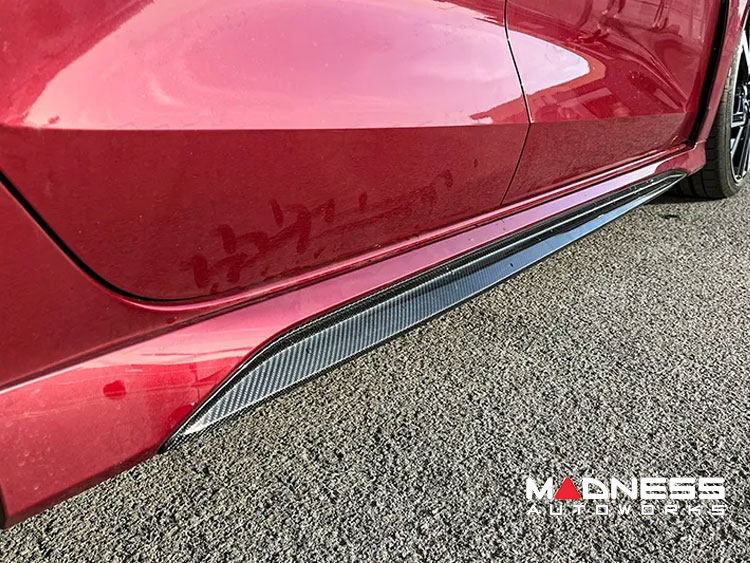 Audi RS3 Side Skirts - Carbon Fiber - 2021+ models